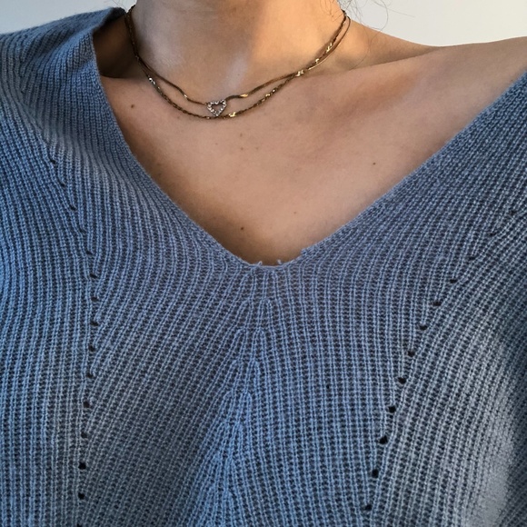 Vince Blue 100% Cashmere Sweater - Picture 2 of 6